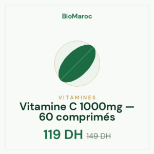Vitamine C 1000mg — 60 comprimés